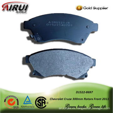 semi-metallic brake pad for Chevrolet Cruze 300mm Rotors Front 2011